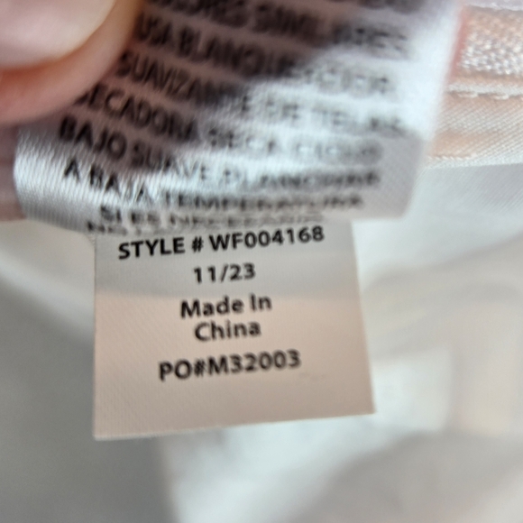 Wildfox Laurent White Womens Top Sz M Embellish Bead Ruffle Side Zip Sleeveless - Picture 12 of 12